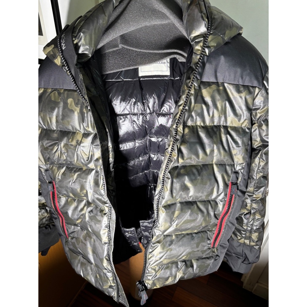 MONCLER GRENOBLE Size S  Camo Pattern Down SKI Suite Jacket+Patnts